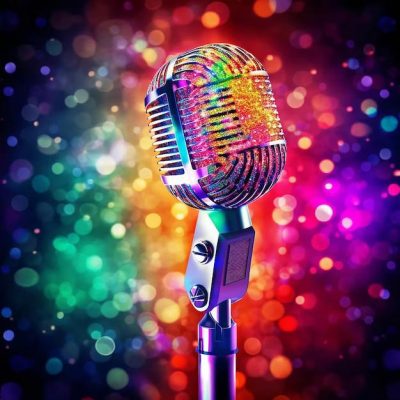 colorful-microphone